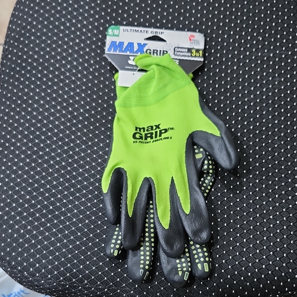 MAX GRIP WORK GLOVES